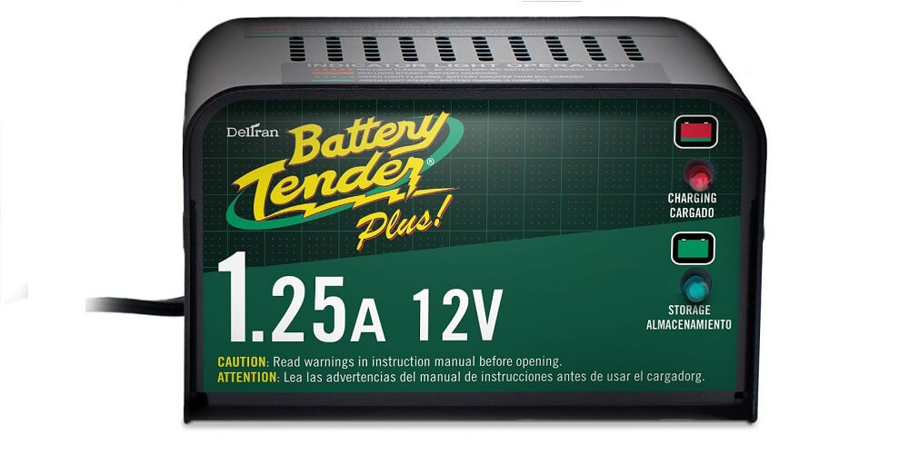 Battery Tender Plus 021-0128, 1.25 Amp Battery Charger