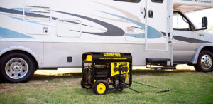 what size generator for rv with 2 ac units